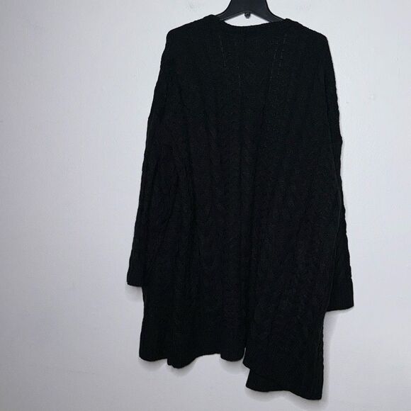 ONE A Women's Spring Autumn Loose Simple Cardigan Sweater V-Neck Long Sleeve - Picture 3 of 9